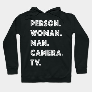 Person Woman Man Camera Tv Hoodie